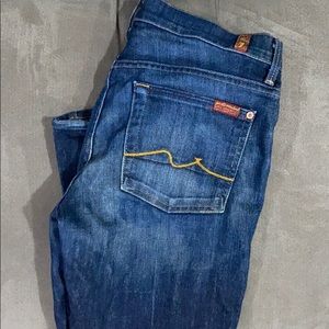 Denim bootcut jeans